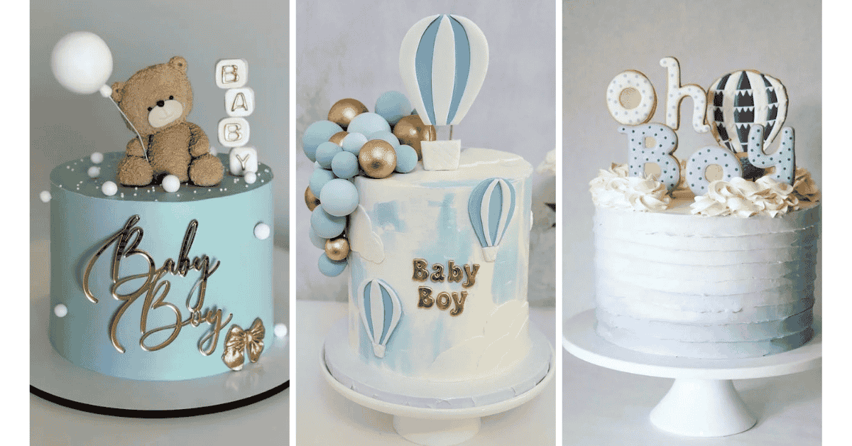20 Adorable Baby Shower Cakes for Boys – Cute & Creative Ideas