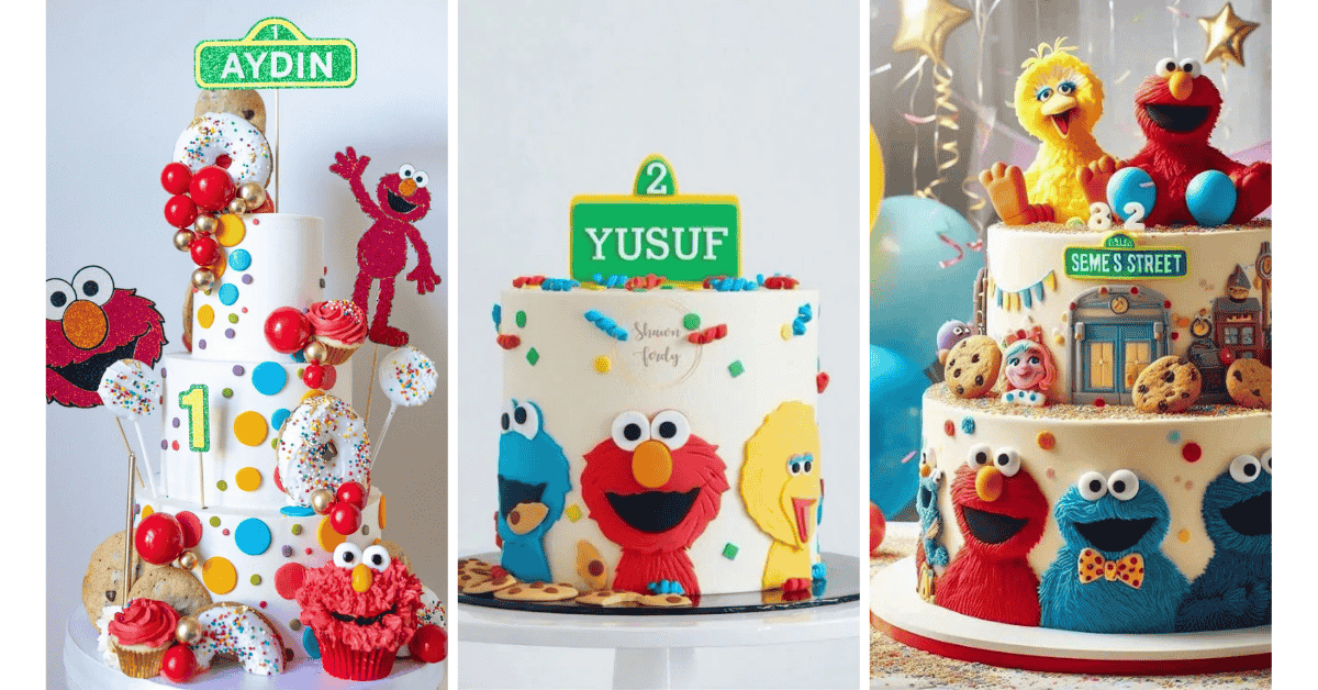 20 Sesame Street Birthday Cake Ideas | Fun & Creative Cake Designs