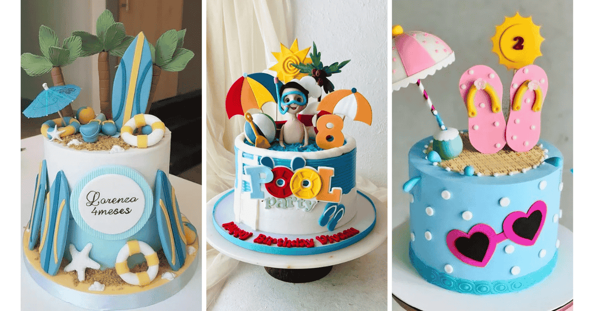 Turn Up the Fun with These Epic Pool Party Birthday Cake Designs