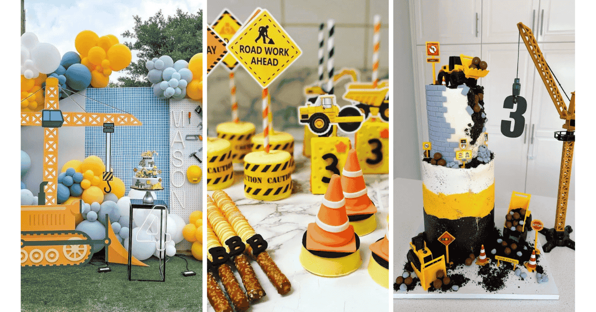 20 Construction Birthday Party Ideas | Fun Themes for Kids