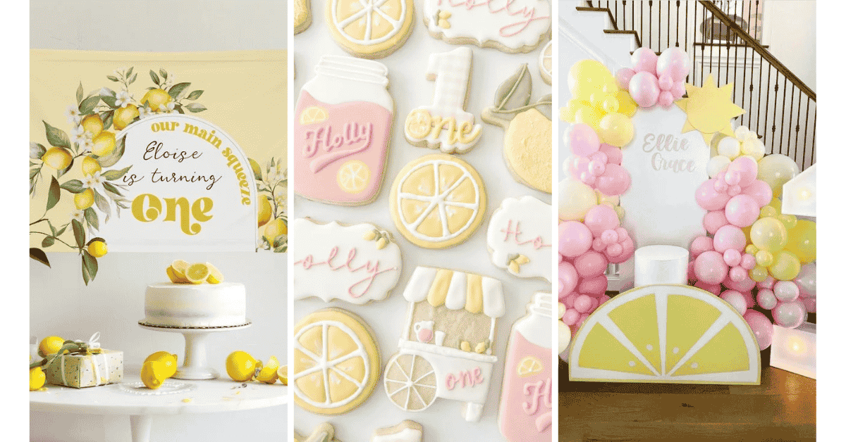 20 Lemon Themed First Birthday Party | Cute & Fresh Ideas