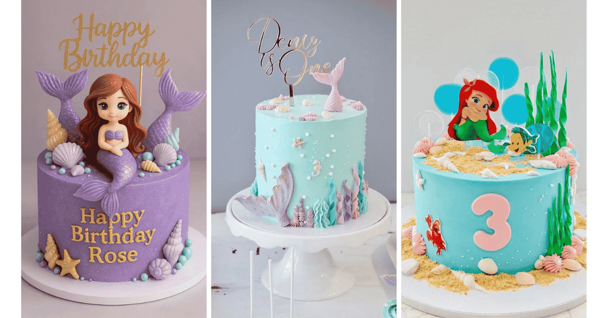 20 Magical Mermaid Birthday Cake Ideas | Ocean-Inspired Designs