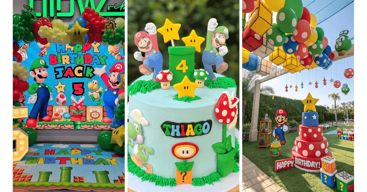20 Mario Birthday Party Ideas | Fun Super Mario Celebration