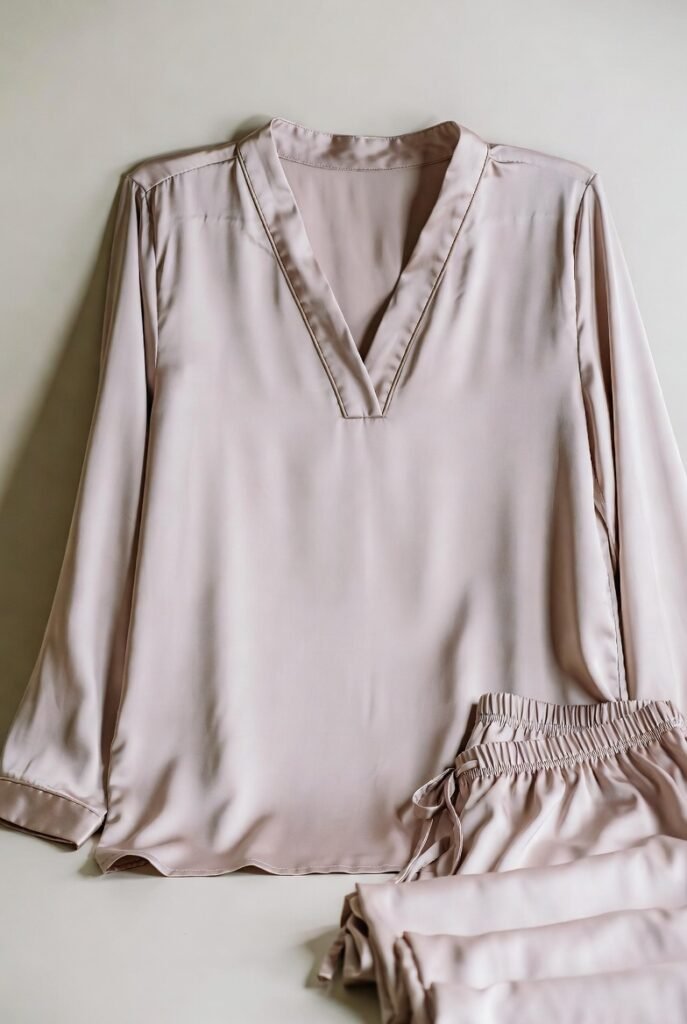 High-Quality Silk Pajama Set